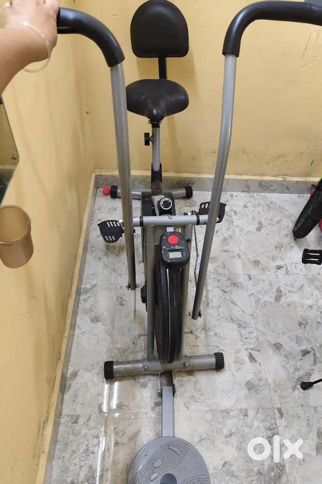 Exercise Cycle with Back Support + Twister  Like New  Home Gym