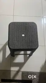 Plastic stool, Wood table, TV stand, Mirror, Chopper