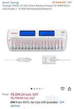 Battery Charger for AAA and AA Rechargeable Batteries
