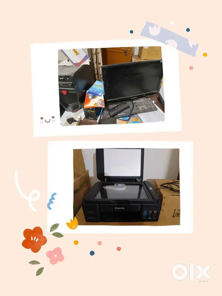 Desktop and colour printer scanner photostate