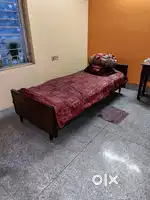 Burma teak bed & study table
