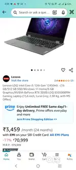 LENOVO LOQ 83GS000PIN new seald pack laptop