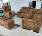 L shape Sofa with Boss chair available in Starf Furniture