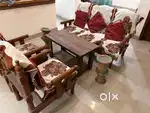 Sofa set and Table + chair(can be bought separtly for 1200)