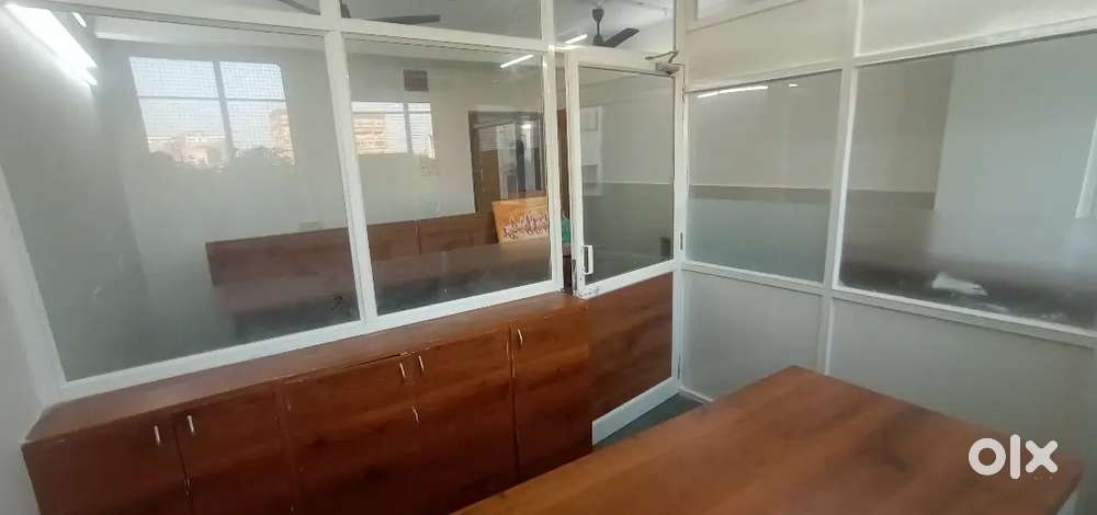 Newly coloured furnish office for rent at alkapuri with lift, parking