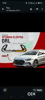 Hyundai Elantra 2017-20 fog lights drl with matrix indicators
