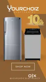@×* Samsung S/D fridge&Panasonic T/L washing machine up-to 10%OFF