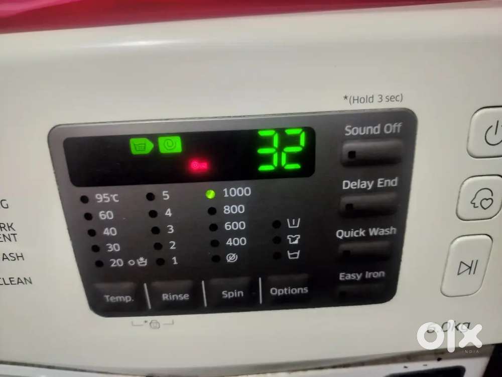 Washing machine 2016  model Samsung running condition