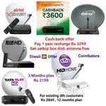 AIRTEL DTH ! TATÀ ! SUNDIRECT ! PLÀY ! DISHTV ! VIDEOCON D2H ! LED TV