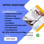 Hiring  OFFICE ASSISTANT