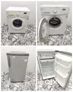 I'd09 lg front load washing machine & Videocon single door fridge