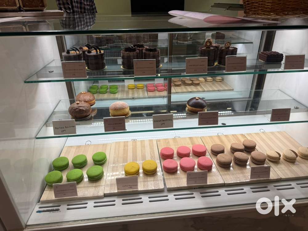 Waffles cooking , fries , coffe