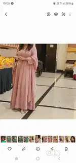 One piece elegant deess with dupatta