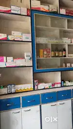 Selling Medical Shop Furniture & Medicine