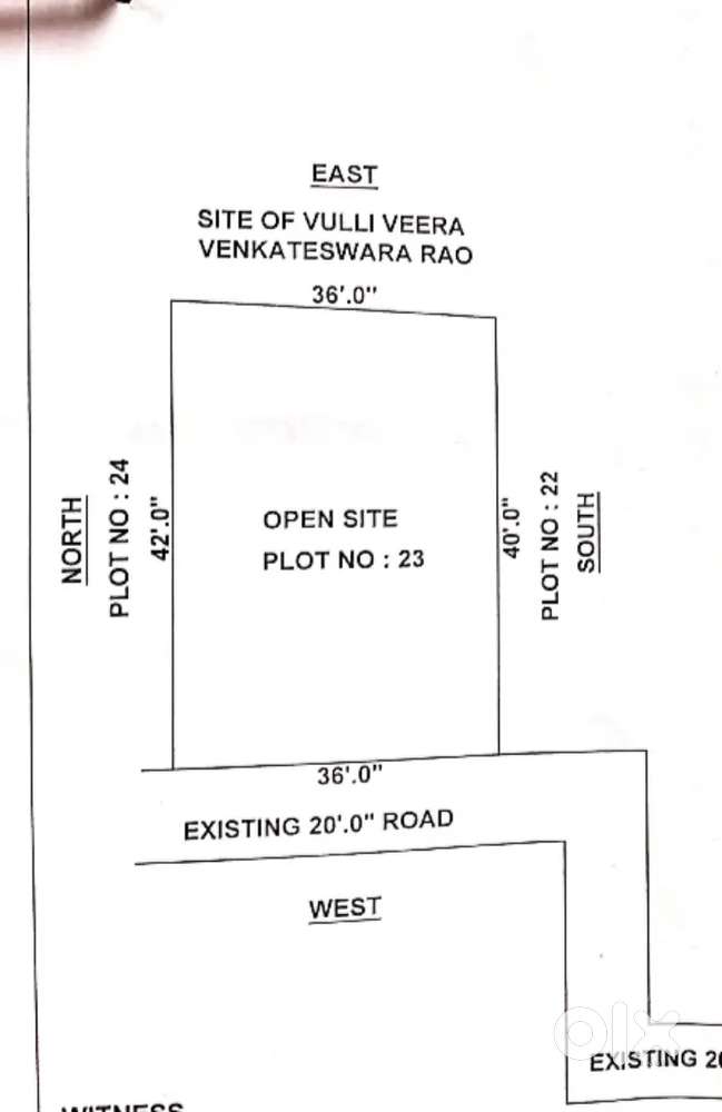 Ullipalem area vacant land for sale