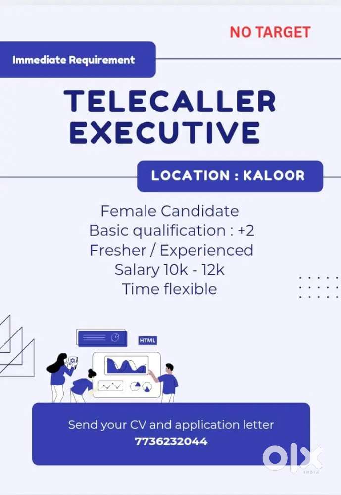 Hiring Telecaller Executive - No Target / Time Flexible