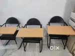 Iron chair with pad