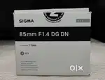 SIGMA {SONY} 85mm f/1.4 DG DN, 35MM f/1.4 DG DN under 16 months warnty