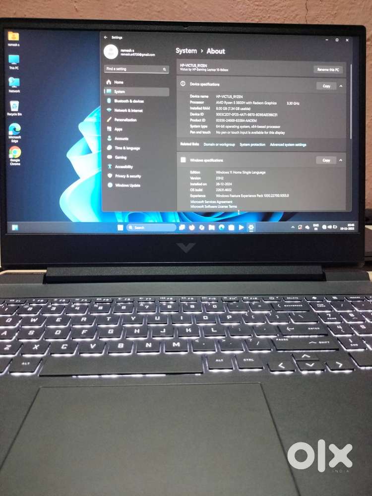 Hp victus ryzen 5