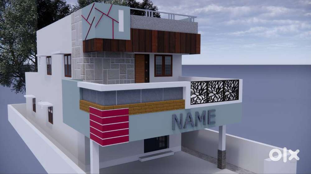 1 year old Independent house for rent