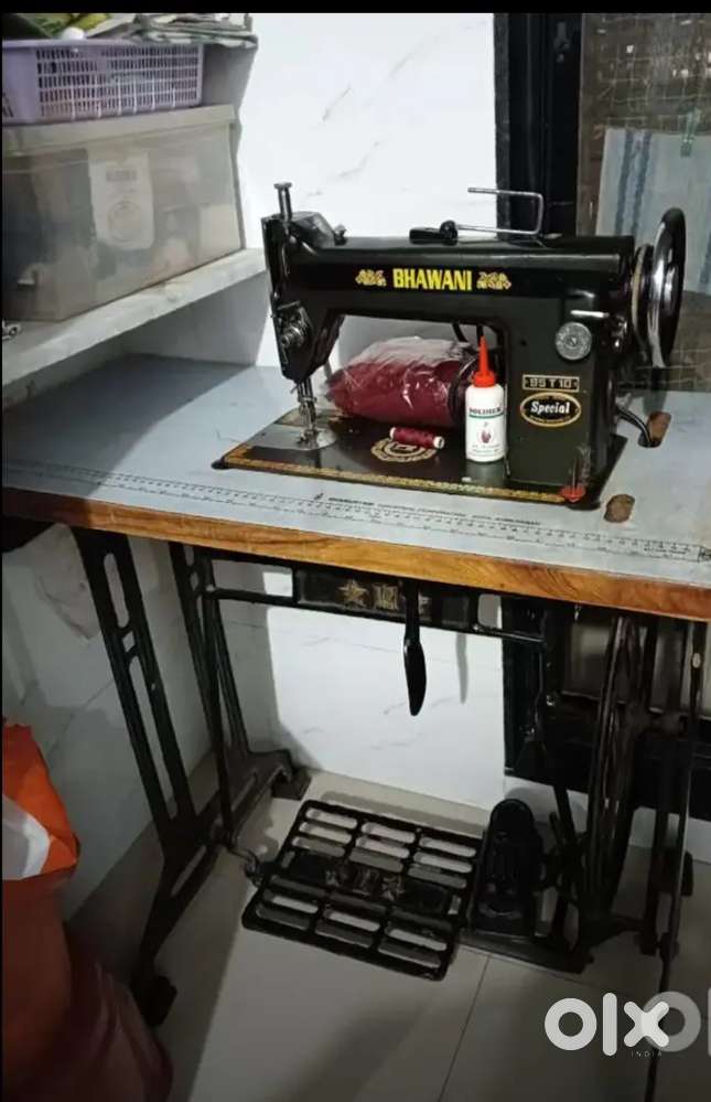 My new silai machine with motor