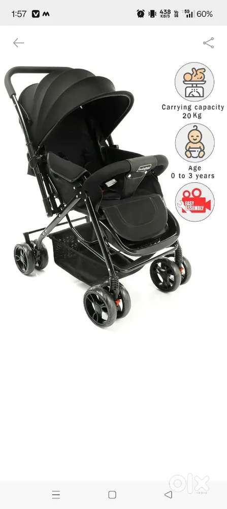 babyhug symphony stroller