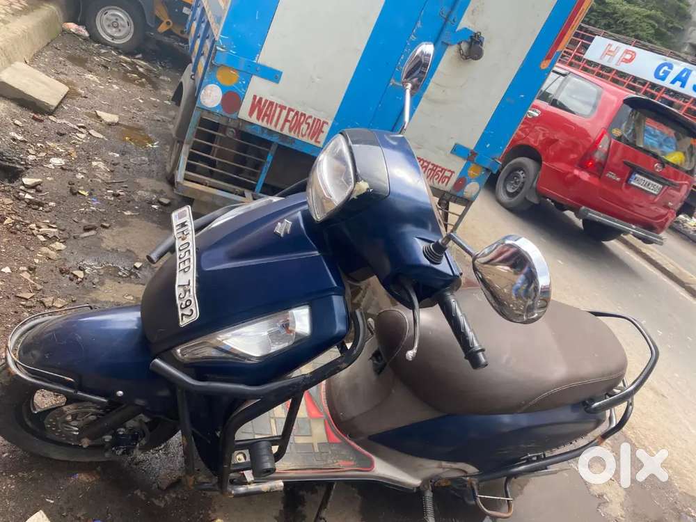 Good looking access mad blur colour with safety guard