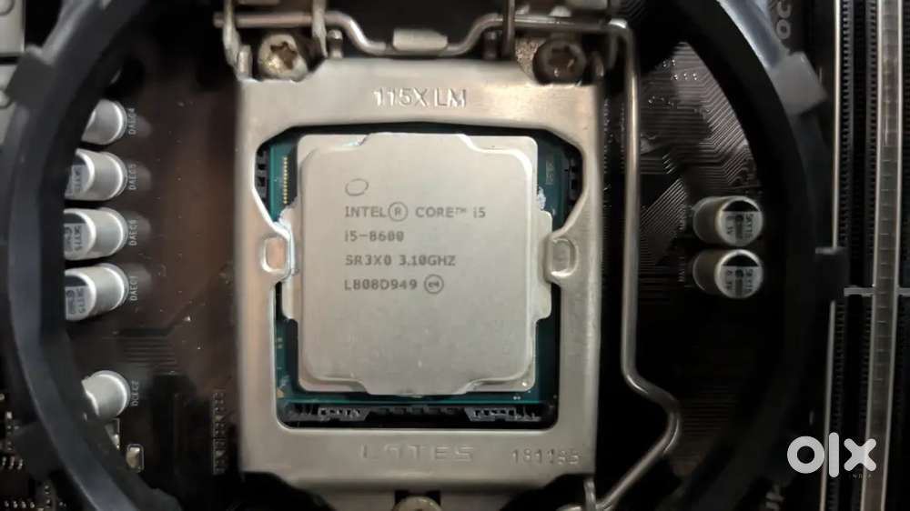 Cabinet, Motherboard, Processor