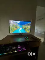 Zebronics monitor , keyboard and mouse