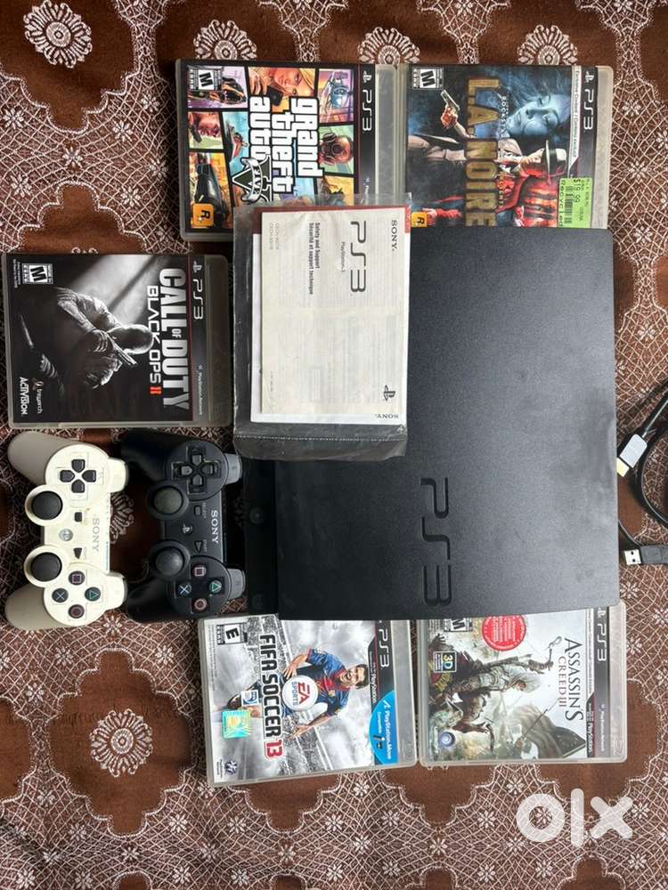 PS3, TV screen, firestick, PC