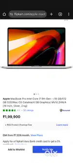 MacBook Pro 16 inch i7