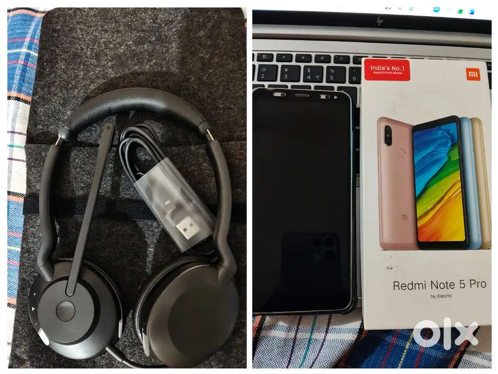 Buy one get one headphone and Redmi note 5 pro very good