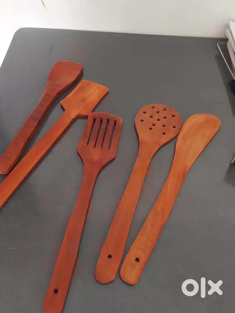 Wooden Spoon set Only -100rs