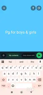 Pg for boys & girls without food