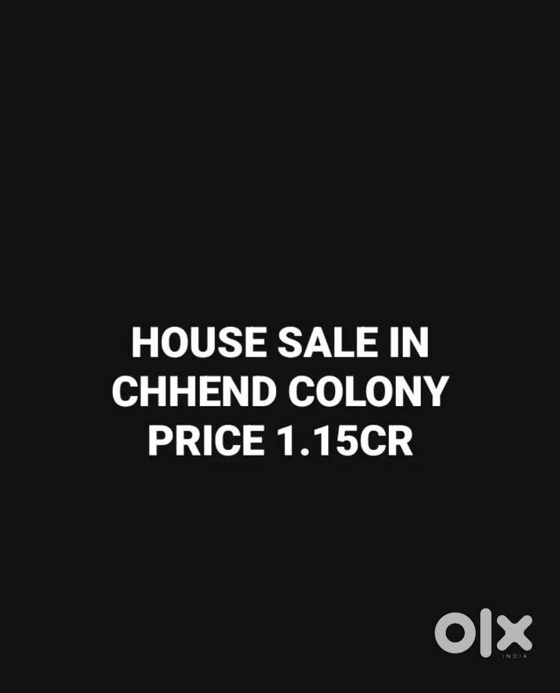 1150 sqft House sale in chhend colony