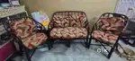 Handcrafted Wooden 4 Seater Sofa Set