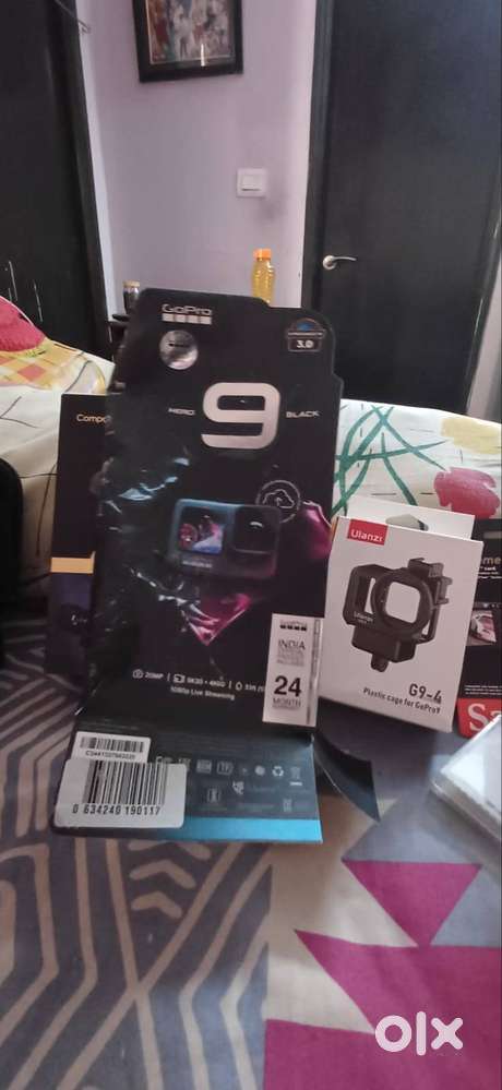 Go pro 9 with mic stand full