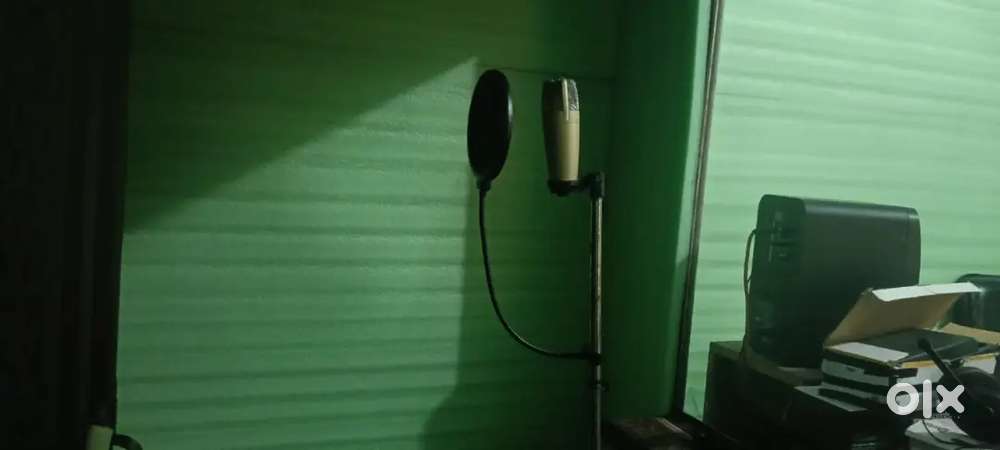 Music studio setup