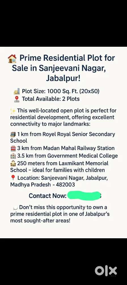 Plot for sale at jabalpur