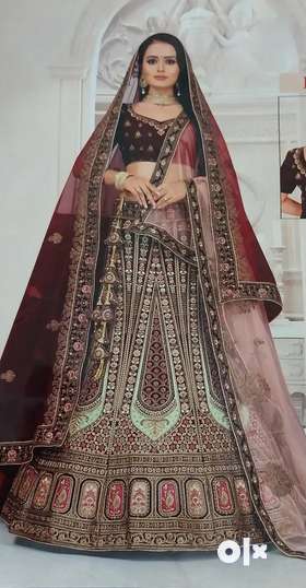 Unstitched 2 Lehenga  with Can Can & Meena work (Crafted with utmost precision and attention to ...