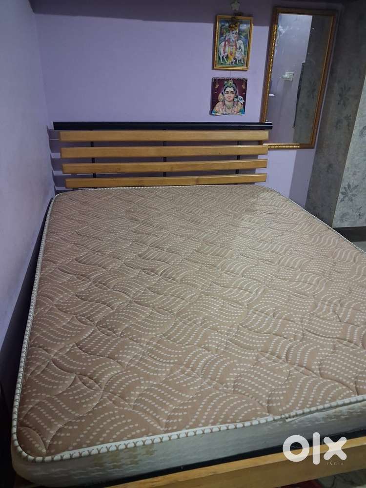Queen size ortho bed and cot