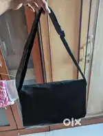 Leather laptop bag