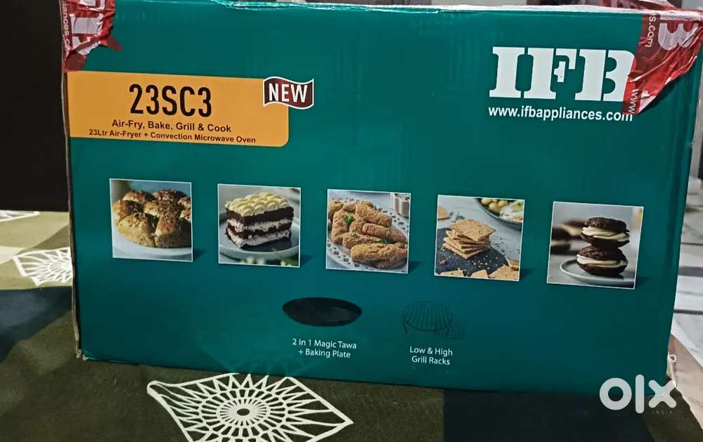 Ifb convection microwave oven with air fry 23litter just 3month old