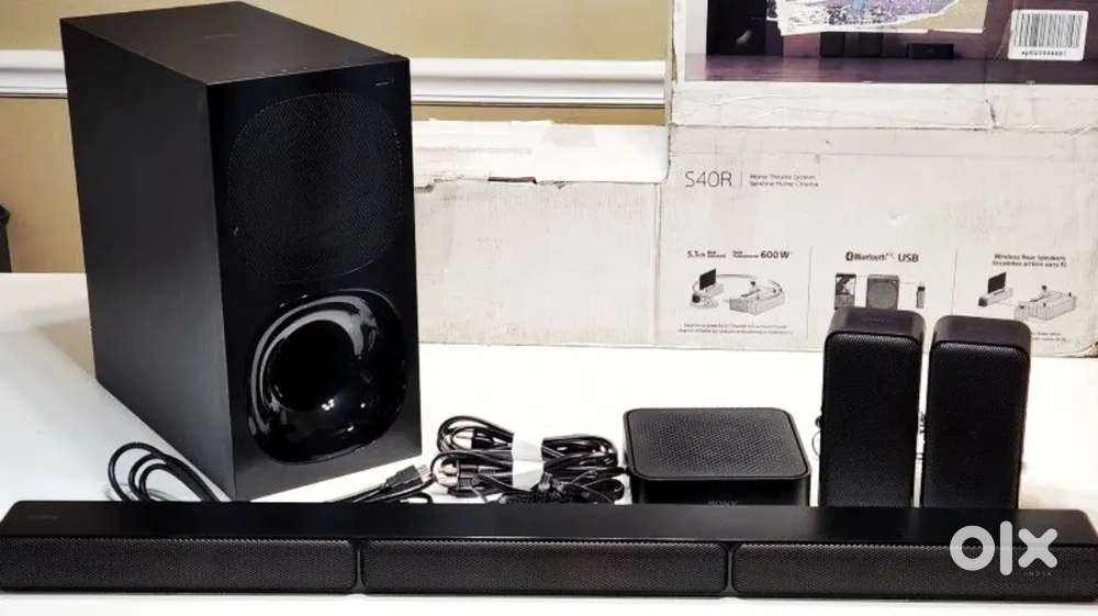 New Sony S40R 5.1 Dolby 600W Home Theatre Speaker Soundbar Sound bar