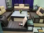 Brand New 9-Seater Sofa Set with Table & Side Stands (Premium Quality)