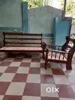 Wooden 3+2 sofa set
