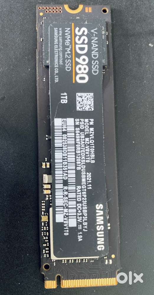 1 TB NVME SSD Samsung