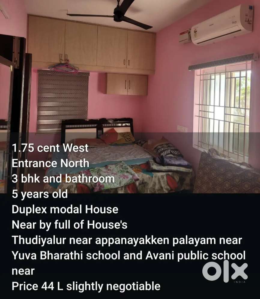 House for sales Thudiyalur near