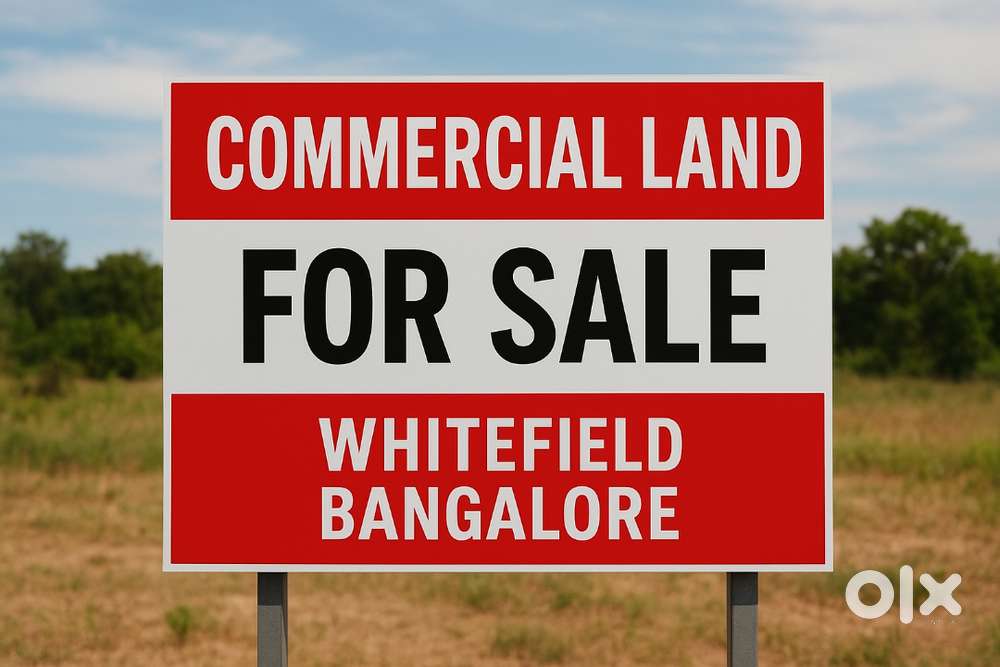 2.8 Acres of Commercial Land for Sale Whitefield