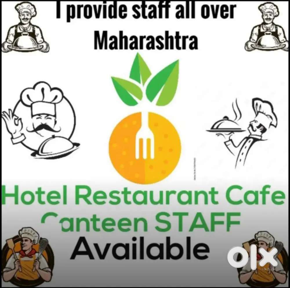 We Provide :- Restaurant Staff, Hotel Staff,Fast Food Staff Available